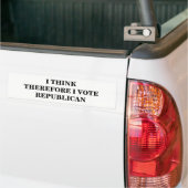 Ik denk bumpersticker (Op Truck)