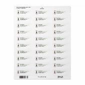 Ik denk daarom dat ik baby dragon lees etiket (Full Sheet)