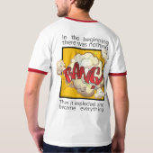 Ik denk daarom dat ik een Theist ben T-shirt (Achterkant)