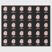 Ik denk daarom dat ik Funny Pig Donk BG Cadeaupapier (Vlak)