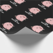 Ik denk daarom dat ik Funny Pig Donk BG Cadeaupapier (Hoek)