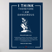 Ik denk daarom dat ik gevaarlijk ben poster (Voorkant)