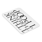 Ik denk daarom dat ik poep magneet (Rechterzijde)