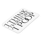 Ik denk daarom dat ik poep magneet (Linkerzijde)