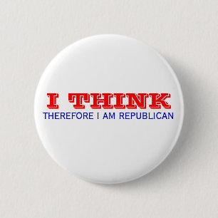 IK DENK DAAROM DAT IK REPUBLIEK BEN RONDE BUTTON 5,7 CM