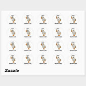 Ik denk... Daarom stel ik Ronde Sticker (Vel)