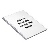 Ik denk dat AI het werk doet Notitieboek (Rechterzijde)