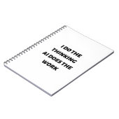 Ik denk dat AI het werk doet Notitieboek (Linkerzijde)