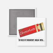 Ik denk dat dit een chocoladenoodgeval is magneet (Voorkant / Achterkant)