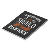 Ik denk dat elke vrouw een bladerbak moet hebben notitieblok (Linkerzijde)