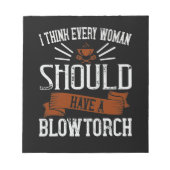 Ik denk dat elke vrouw een bladerbak moet hebben notitieblok (Voorkant)