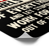 Ik denk dat het tijd is om de waarschuwingslabels  poster (Hoek)