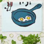 Ik denk dat ik Bacon Kitchen Towel kan doen Theedoek (Gevouwen)