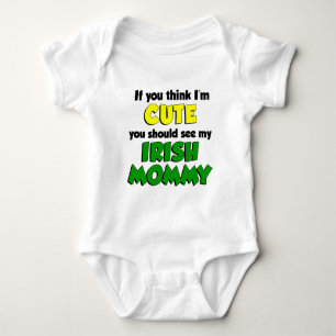 Ik denk dat ik Cute Irish Mmammie ben Romper