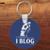 Ik denk dat ik daarom Blog Sleutelhanger (Voorkant)