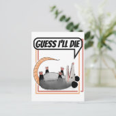 Ik denk dat ik die Possum zal laten spelen.. dood  Briefkaart (Staand voorkant)
