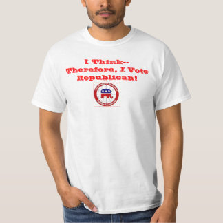 Ik denk dat ik dus met Republ stem... T-shirt