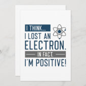 Ik denk dat ik een kiezer heb verloren, in feite b bedankkaart (Voorkant / Achterkant)