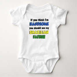 Ik denk dat ik een knappe Braziliaanse vader ben Romper