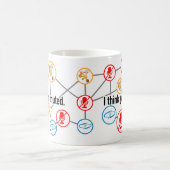 Ik denk dat ik gedempt ben koffiemok (Center)