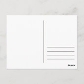 Ik denk dat ik gewoon blij zal zijn vandaag Briefk Briefkaart (Achterkant)