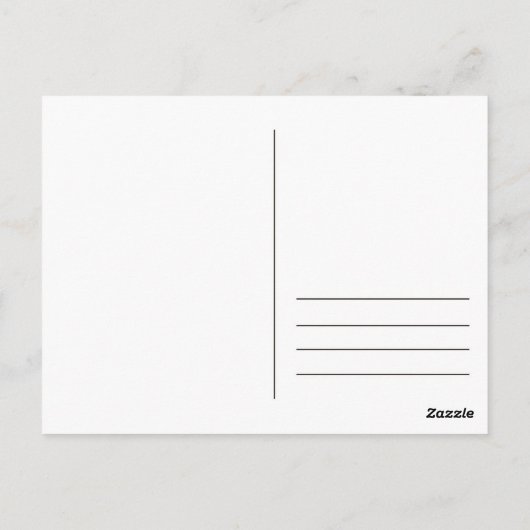 Ik denk dat ik gewoon blij zal zijn vandaag Briefk Briefkaart (Achterkant)