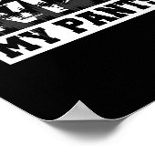 Ik denk dat ik gewoon mijn broek heb laten ghost h poster (Hoek)