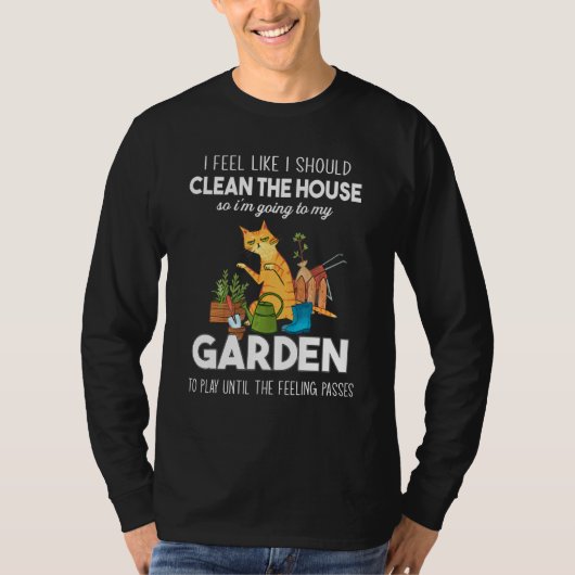 Ik denk dat ik het huis moet reinigen voor mijn tu t-shirt (Voorkant)
