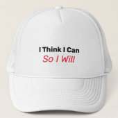 Ik denk dat ik het kan, dus ik zal Logo Trucker Pet (Voorkant)