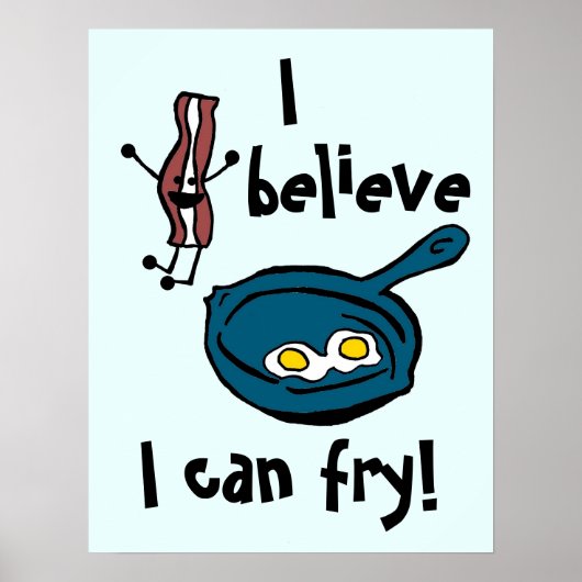 Ik denk dat ik het Poster van Bacon kan doen (Voorkant)