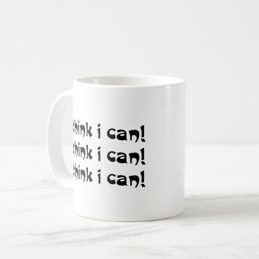 ik denk dat ik kan koffiemok (Voorkant links)