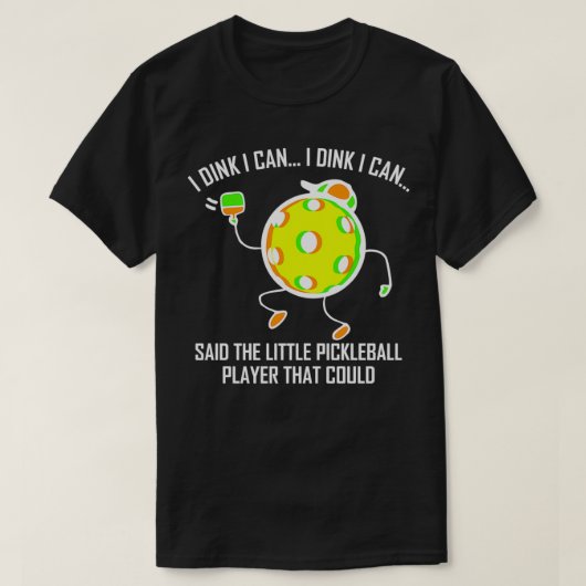 Ik denk dat ik kan zeggen dat de kleine pickleball t-shirt (Design voorkant)
