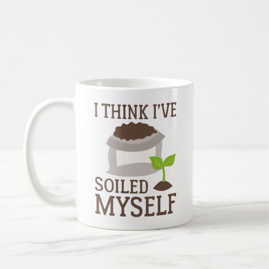 Ik denk dat ik mezelf heb bevuild koffiemok (Links)