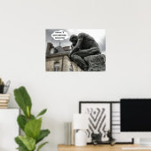 Ik denk dat ik morgen zal treuzelen! poster (Thuiskantoor)