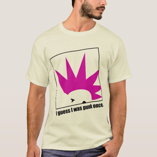 Ik denk dat ik ooit punk was. t-shirt (Voorkant)