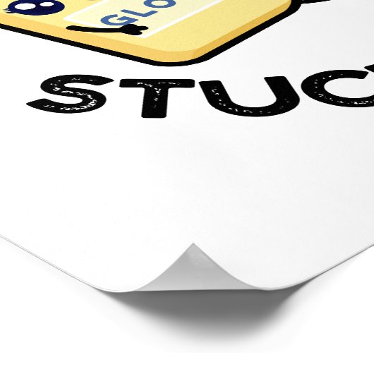 Ik denk dat ik op je stommel ben... poster (Hoek)