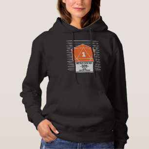 Ik denk dat ik sterf Dungeon Nerdy Gamer D20 Tafel Hoodie