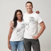 Ik denk dat ik teveel weet T-shirt (Unisex)