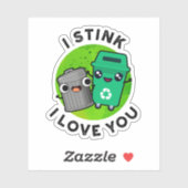 Ik denk dat ik van je hou... sticker (Vel)