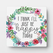 Ik denk dat ik vandaag gewoon gelukkig zal zijn, H Fotoplaat (Voorkant)