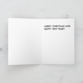 IK DENK DAT JE CLAUS-TROFOBIE HEBT FEESTDAGEN KAART (Binnen)