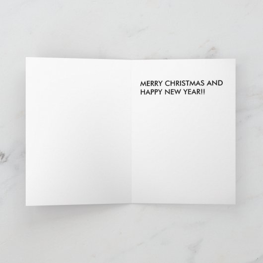 IK DENK DAT JE CLAUS-TROFOBIE HEBT FEESTDAGEN KAART (Binnen)