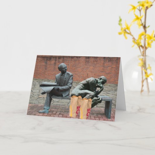 Ik denk dat je de maaltijddeal hebt gedaan. kaart (Gele Bloem)