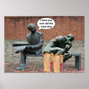 Ik denk dat je de maaltijddeal hebt gedaan. poster