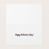 Ik denk dat je een machtige Valentijn bent Kaart (Binnenkant ongevouwen)