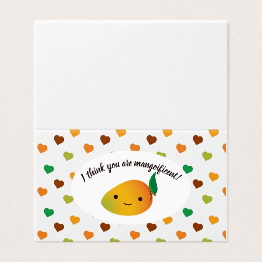 Ik denk dat je een machtige Valentijn bent Kaart (Buitenkant ongevouwen)