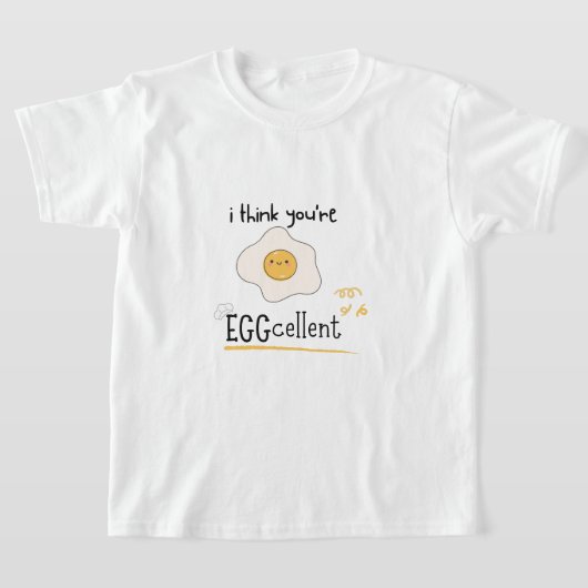 Ik denk dat je EGGcellent bent T-shirt (Laagn)