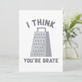 Ik denk dat je Grate bent Bedankkaart (Staand voorkant)