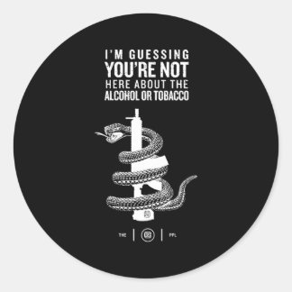 Ik denk dat je hier niet bent over de alcohol of ronde sticker