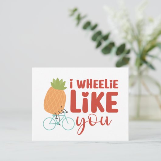 Ik denk dat je net zo'n grappige Valentijnsdag heb Briefkaart (Staand voorkant)